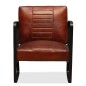 vidaXL Loungesessel Braun Echtleder vidaXL Loungesessel Braun Echtleder
