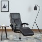 vidaXL TV-Sessel Schwarz Kunstleder vidaXL TV-Sessel Schwarz Kunstleder