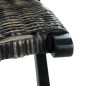 vidaXL Relaxstuhl Schwarz Natur Kubu-Rattan und Massivholz Mahagoni vidaXL Relaxstuhl Schwarz Natur Kubu-Rattan und Massivholz Mahagoni