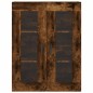 Highboard Räuchereiche 69,5x34x180 cm Holzwerkstoff Highboard Räuchereiche 69,5x34x180 cm Holzwerkstoff