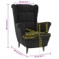 vidaXL Sessel Schwarz Samt vidaXL Sessel Schwarz Samt