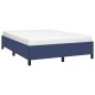 Bettgestell Blau 140x190 cm Stoff Bettgestell Blau 140x190 cm Stoff