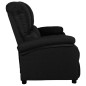 vidaXL 3-Sitzer-Sofa Verstellbar Schwarz Stoff vidaXL 3-Sitzer-Sofa Verstellbar Schwarz Stoff