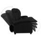 vidaXL 3-Sitzer-Sofa Verstellbar Schwarz Stoff vidaXL 3-Sitzer-Sofa Verstellbar Schwarz Stoff