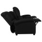 vidaXL 3-Sitzer-Sofa Verstellbar Schwarz Stoff vidaXL 3-Sitzer-Sofa Verstellbar Schwarz Stoff