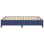 Bettgestell Blau 140x190 cm Stoff Bettgestell Blau 140x190 cm Stoff