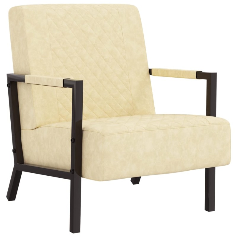 vidaXL Sessel Creme Kunstleder vidaXL Sessel Creme Kunstleder