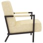 vidaXL Sessel Creme Kunstleder vidaXL Sessel Creme Kunstleder