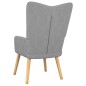 vidaXL Relaxsessel Hellgrau Stoff vidaXL Relaxsessel Hellgrau Stoff