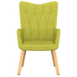vidaXL Relaxsessel Grün Stoff
