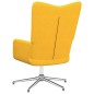 vidaXL Relaxsessel Senfgelb Stoff vidaXL Relaxsessel Senfgelb Stoff