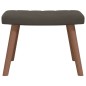 vidaXL Relaxsessel mit Hocker Dunkelgrau Samt vidaXL Relaxsessel mit Hocker Dunkelgrau Samt