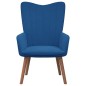 vidaXL Relaxsessel Blau Samt vidaXL Relaxsessel Blau Samt