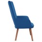 vidaXL Relaxsessel Blau Samt vidaXL Relaxsessel Blau Samt