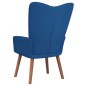 vidaXL Relaxsessel Blau Samt vidaXL Relaxsessel Blau Samt
