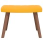 vidaXL Relaxsessel mit Hocker Senfgelb Samt vidaXL Relaxsessel mit Hocker Senfgelb Samt