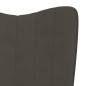 vidaXL Relaxsessel Dunkelgrau Samt vidaXL Relaxsessel Dunkelgrau Samt