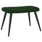 vidaXL Relaxsessel mit Hocker Dunkelgrün Samt vidaXL Relaxsessel mit Hocker Dunkelgrün Samt