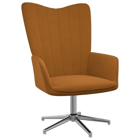 vidaXL Relaxsessel Braun Samt