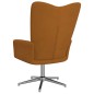 vidaXL Relaxsessel Braun Samt vidaXL Relaxsessel Braun Samt