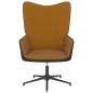 vidaXL Relaxsessel Braun Samt und PVC vidaXL Relaxsessel Braun Samt und PVC