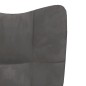 vidaXL Relaxsessel Dunkelgrau Samt vidaXL Relaxsessel Dunkelgrau Samt