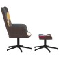 vidaXL Relaxsessel mit Hocker Patchwork Stoff vidaXL Relaxsessel mit Hocker Patchwork Stoff