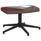 vidaXL Relaxsessel mit Hocker Patchwork Stoff vidaXL Relaxsessel mit Hocker Patchwork Stoff