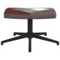 vidaXL Relaxsessel mit Hocker Patchwork Stoff vidaXL Relaxsessel mit Hocker Patchwork Stoff