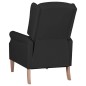 vidaXL Relaxsessel Verstellbar Schwarz Stoff vidaXL Relaxsessel Verstellbar Schwarz Stoff