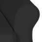 vidaXL Relaxsessel Verstellbar Schwarz Stoff vidaXL Relaxsessel Verstellbar Schwarz Stoff