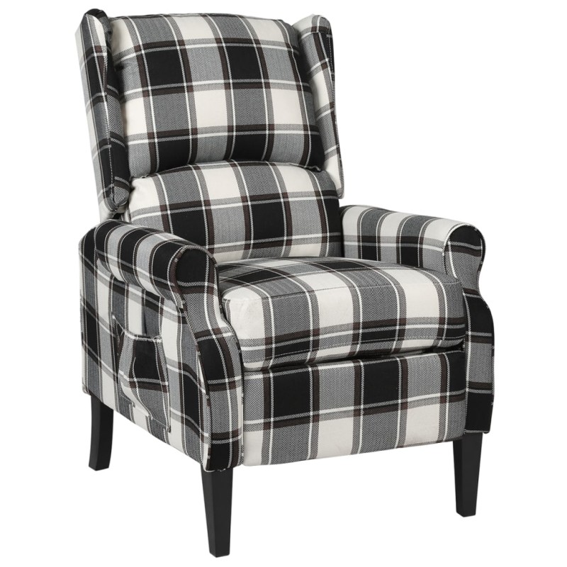 vidaXL Relaxsessel Verstellbar Mehrfarbig Stoff vidaXL Relaxsessel Verstellbar Mehrfarbig Stoff