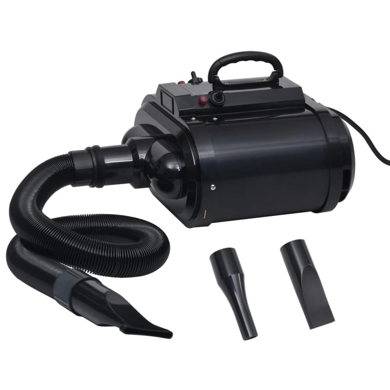 vidaXL Haustiertrockner Doppelmotor Schwarz vidaXL Haustiertrockner Doppelmotor Schwarz