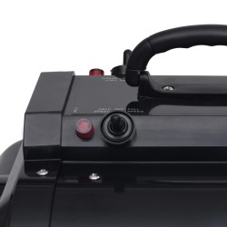 vidaXL Haustiertrockner Doppelmotor Schwarz