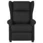 vidaXL Relaxsessel Schwarz Stoff vidaXL Relaxsessel Schwarz Stoff