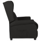 vidaXL Relaxsessel Schwarz Stoff vidaXL Relaxsessel Schwarz Stoff