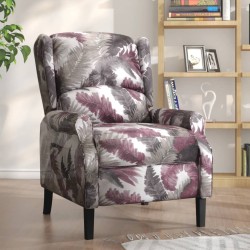 vidaXL Relaxsessel Blumenmuster Stoff