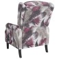 vidaXL Relaxsessel Blumenmuster Stoff vidaXL Relaxsessel Blumenmuster Stoff