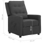 vidaXL Relaxsessel Dunkelgrau Stoff vidaXL Relaxsessel Dunkelgrau Stoff