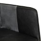 vidaXL Ohrensessel Schwarz und Grau Echtleder vidaXL Ohrensessel Schwarz und Grau Echtleder