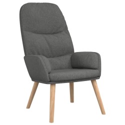 vidaXL Relaxsessel Hellgrau Stoff
