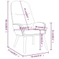 vidaXL Relaxsessel Hellgrau Stoff vidaXL Relaxsessel Hellgrau Stoff