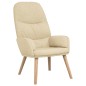 vidaXL Relaxsessel Creme Stoff vidaXL Relaxsessel Creme Stoff