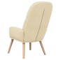 vidaXL Relaxsessel Creme Stoff vidaXL Relaxsessel Creme Stoff