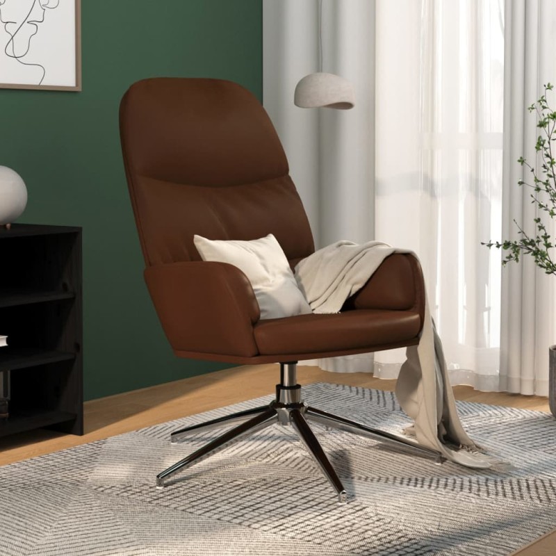 vidaXL Relaxsessel Glänzendes Braun Kunstleder vidaXL Relaxsessel Glänzendes Braun Kunstleder