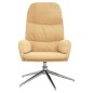 vidaXL Relaxsessel Cremeweiß Wildleder-Optik vidaXL Relaxsessel Cremeweiß Wildleder-Optik