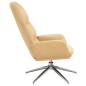 vidaXL Relaxsessel Cremeweiß Wildleder-Optik vidaXL Relaxsessel Cremeweiß Wildleder-Optik