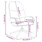 vidaXL Relaxsessel Cremeweiß Wildleder-Optik vidaXL Relaxsessel Cremeweiß Wildleder-Optik