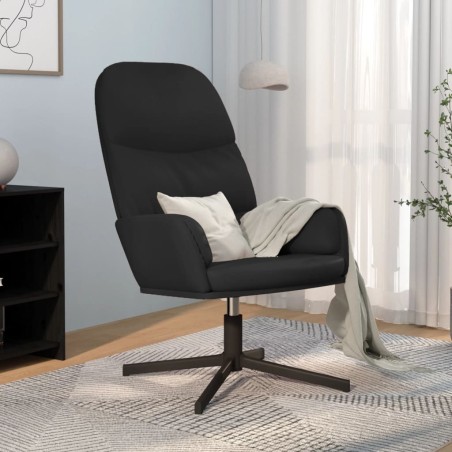 vidaXL Relaxsessel Schwarz Kunstleder