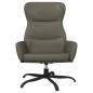 vidaXL Relaxsessel Grau Kunstleder